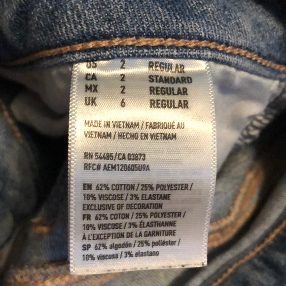 AEO light blue skinny jeans - Picture 6 of 6